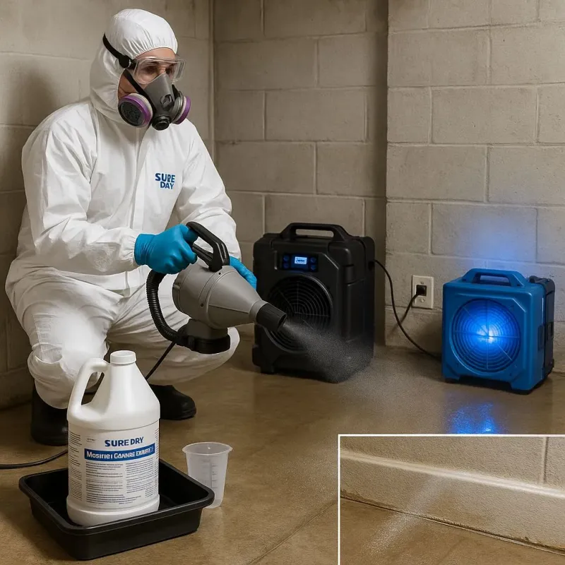 Sanitization and Odor Removal process in Assonet, MA
